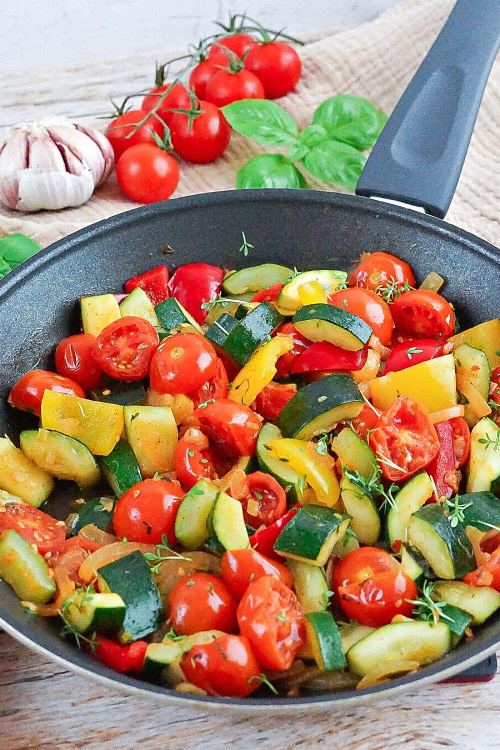 Bunte Gemüsepfanne - Einfache Rezepte