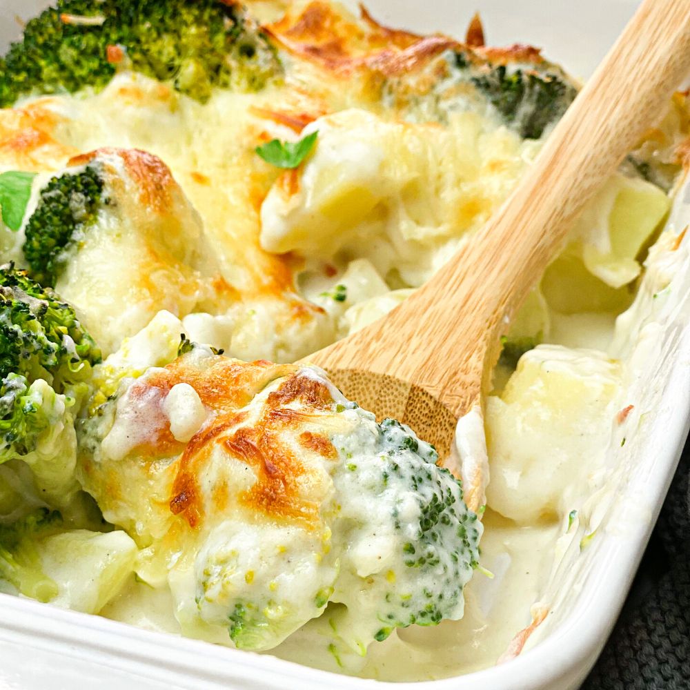 Brokkoli-Kartoffel-Auflauf mit Käse