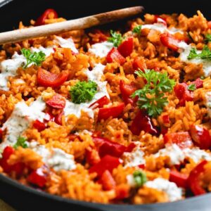 Paprika-Reis-Pfanne
