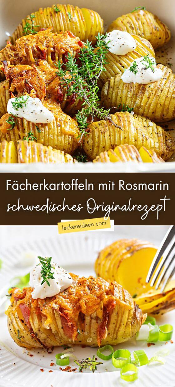 Fächerkartoffeln mit Rosmarin - schwedisches Originalrezept